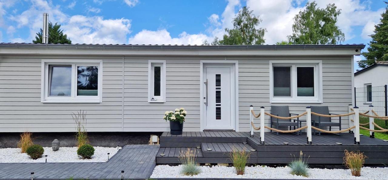 Ferienhaus Seeoase - 70Qm - Kamin -Terrassen - Parkplatz - Badestelle Fusslaeufig Joachimsthal  Kültér fotó