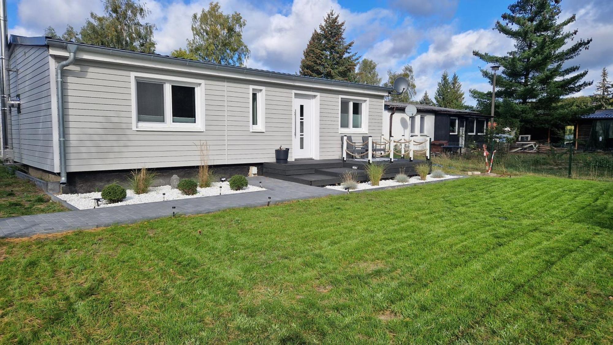 Ferienhaus Seeoase - 70Qm - Kamin -Terrassen - Parkplatz - Badestelle Fusslaeufig Joachimsthal  Kültér fotó